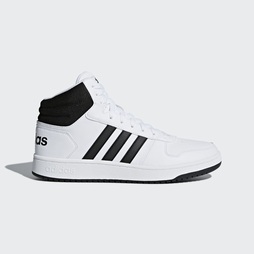 Adidas Hoops 2.0 Mid Női Akciós Cipők - Fehér [D23620]